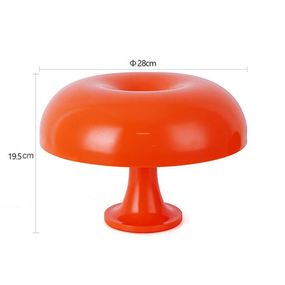 Classic Mushroom Table Lamp Modern Bauhaus Art Table Lamp Bedroom Bedside Lamp Danish Designer Orange Decorative Table Lamp