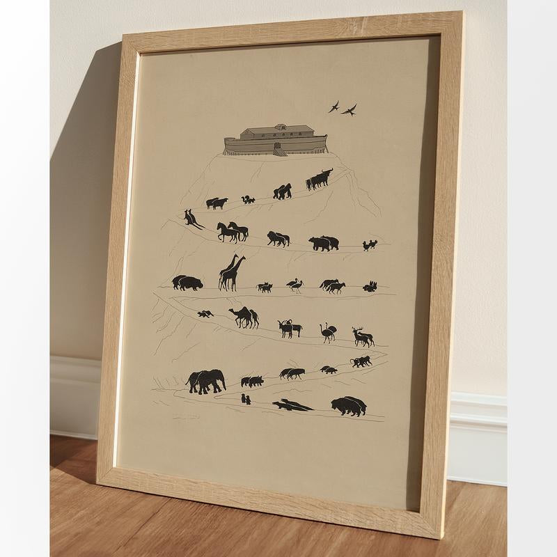 Noahs Ark - Premium Art Poster Print