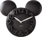 Modern Design Mickey Mouse Big Digit 3D Wall Clock Home Decor Decoration - Black