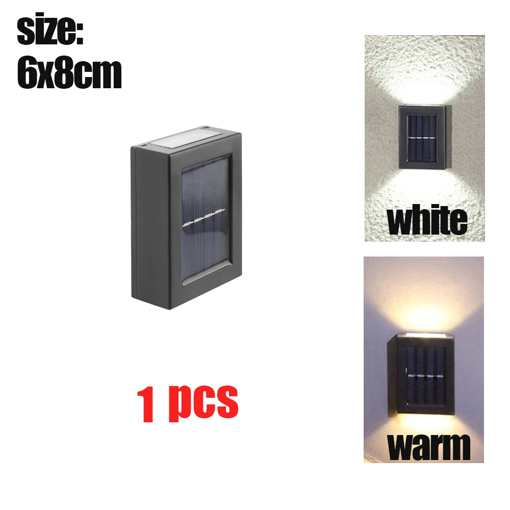 1~16Pcs Smart Solar LED Outdoor Light Waterproof Garden Decor Lamps for Balcony Yard Street Wall Light Outdoor Solar Lamp