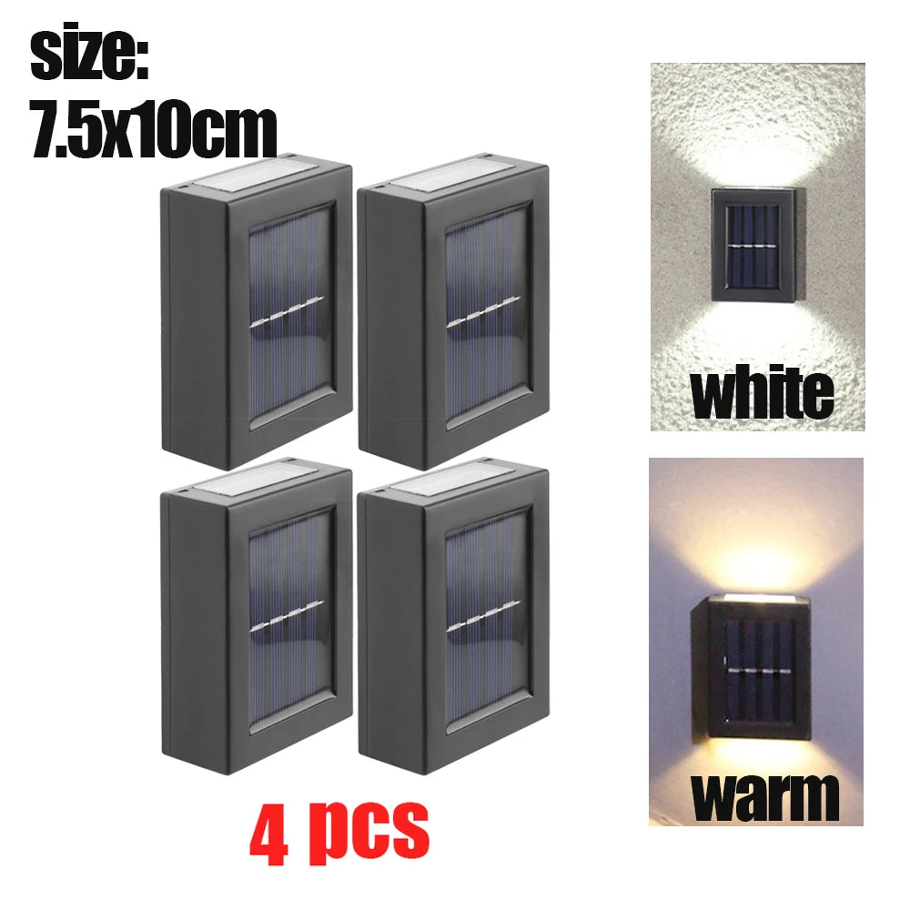 1~16Pcs Smart Solar LED Outdoor Light Waterproof Garden Decor Lamps for Balcony Yard Street Wall Light Outdoor Solar Lamp