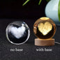 6Cm 3D Crystal Ball Crystal Planet Night Light Laser Engraved Solar System Globe Astronomy Birthday Gift Home Desktop Decoration