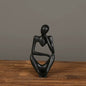 Minimalist Abstract Thinker Statue Resin Sculpture Miniature Figurines Character Ornaments Office Home Decoration Accessories